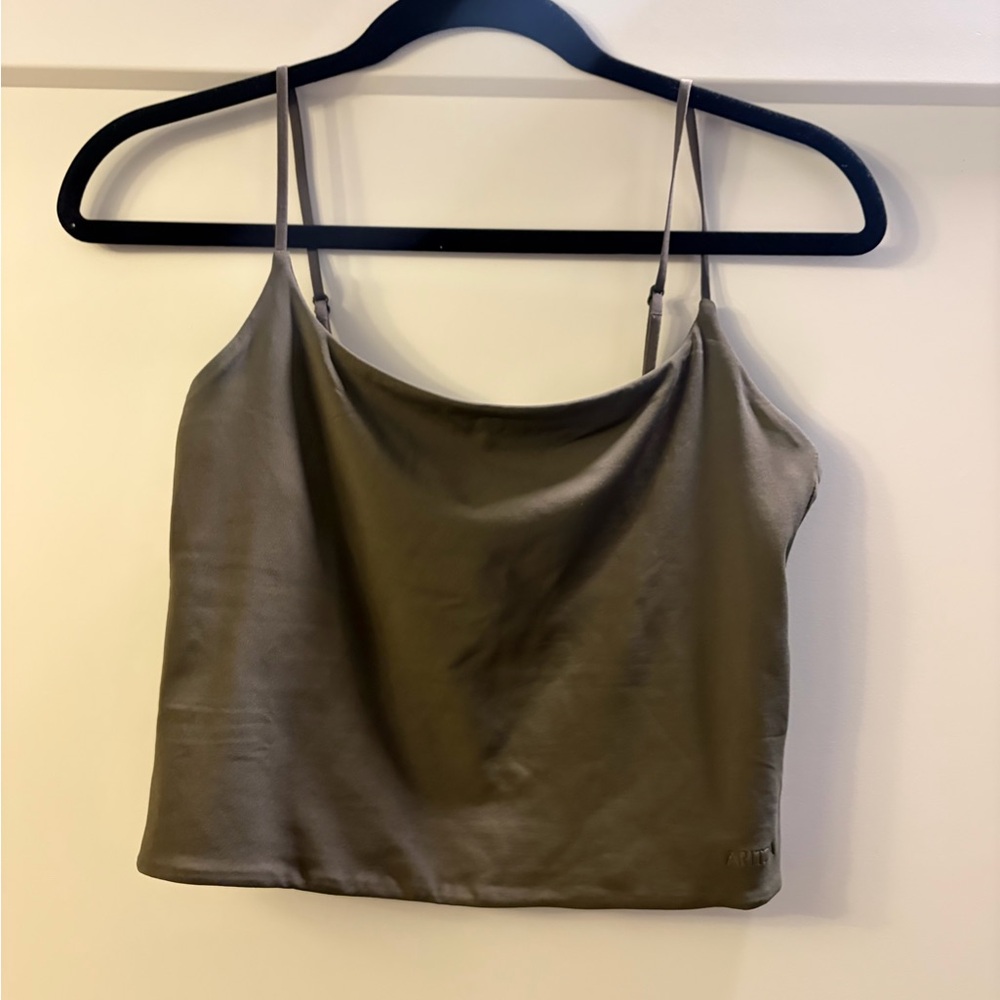 ARITZIA Contour waist tank - army green medium
